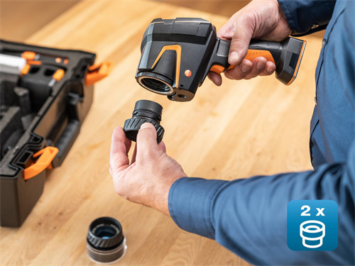 testo883热像仪套装-带2个镜头和配件