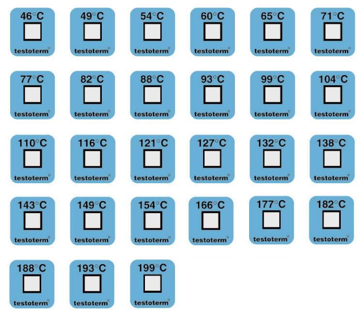 testoterm单温度贴(+77&nbsp;&deg;C)