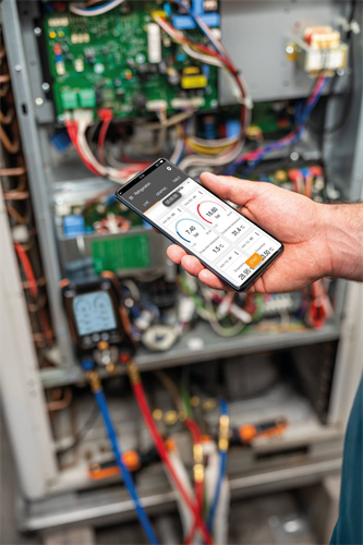 testo550s智能数显冷媒表真空套装-含二个有线管钳形温度探头,一个真空探头