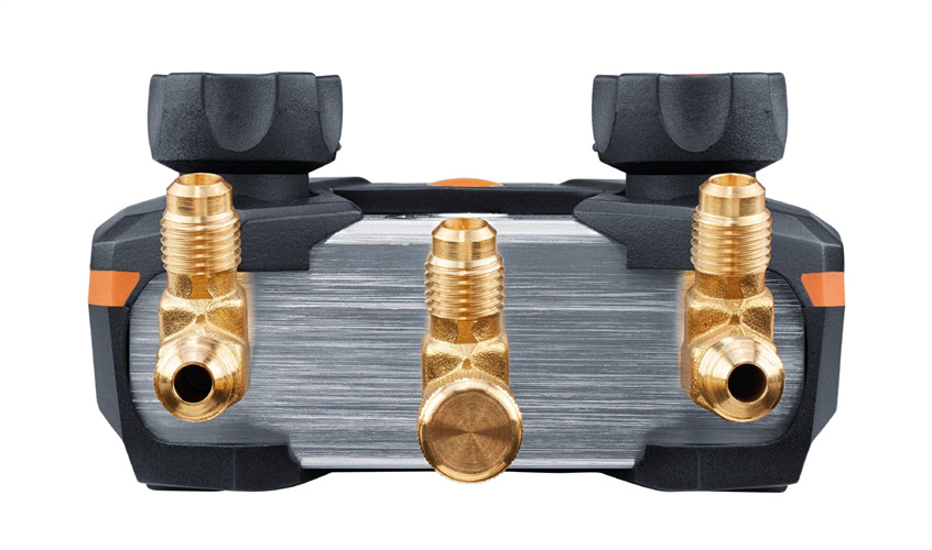 testo550s智能数显冷媒表真空套装-含二个有线管钳形温度探头,一个真空探头